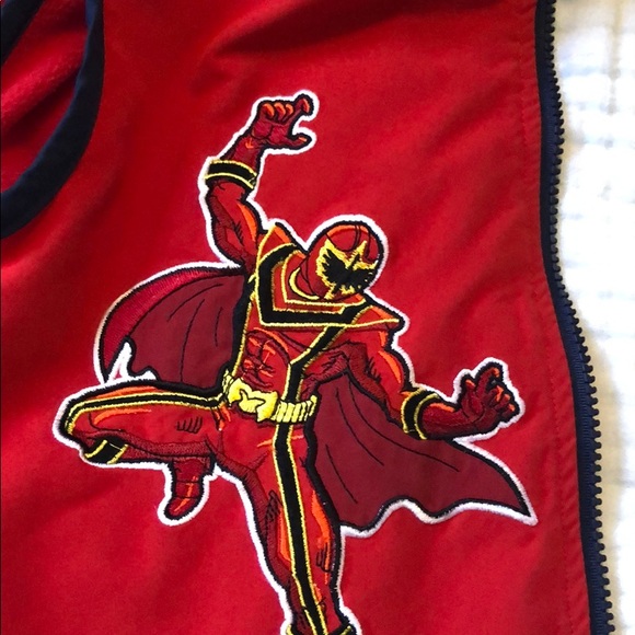 Boys Spring/Fall Reversible Power Rangers Vest - Picture 5 of 5